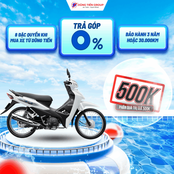 Wave Alpha_Tiêu Chuẩn _ Trắng Bạc