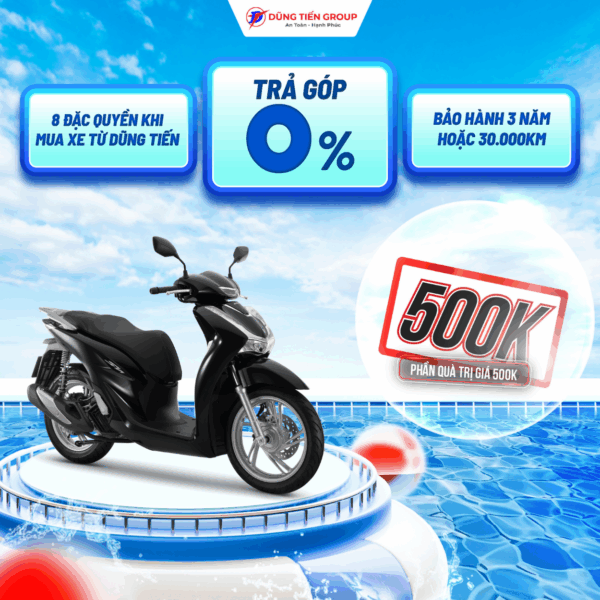 sh125 tiêu chuẩn đen 2024