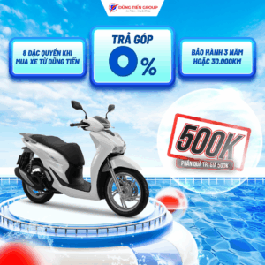 sh125 tiêu chuẩn trắng đen 2024