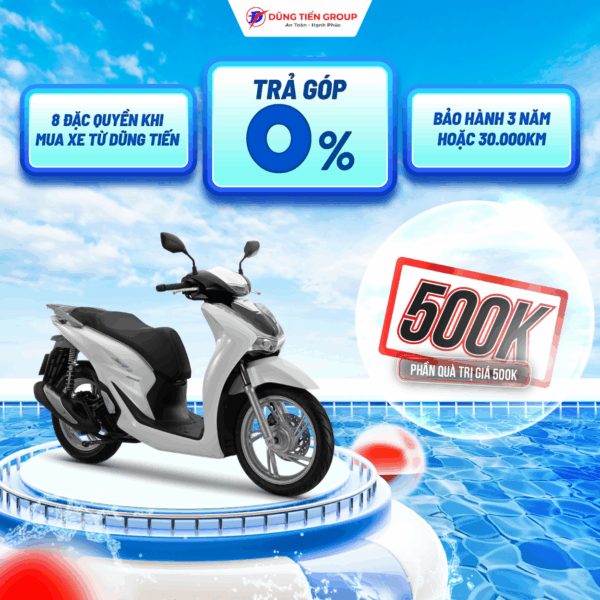 SH160 Cao Cấp Trắng Đen