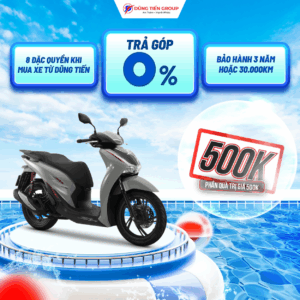 SH160 Thể Thao Xám Đen