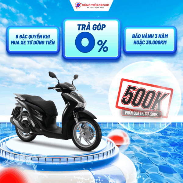 SH160 Tiêu Chuẩn Đen