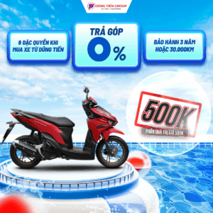 Vario 125 đặc biệt đỏ