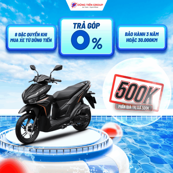 Vario 125 đặc biệt đen